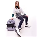 Рюкзак BRAUBERG TRILL универсальный, 3 отделения, серый с черными вставками, 43х31х14 см, 271658 271658