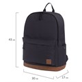 Рюкзак BRAUBERG URBAN универсальный, "Black Melange2, черный, 43х30х17 см, 228841 228841