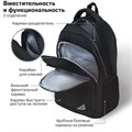 Рюкзак BRAUBERG URBAN универсальный, 2 отделения, "Freedom", черный, 46х32х19 см, 270756 270756