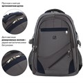 Рюкзак BRAUBERG URBAN универсальный, 2 отделения, "MainStream 1", серо-синий, 45х32х19 см, 224445 224445