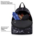Рюкзак BRAUBERG СИТИ-ФОРМАТ универсальный, "Black marble", черный, 41х32х14 см, 270790 270790
