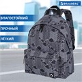 Рюкзак BRAUBERG СИТИ-ФОРМАТ универсальный, "Night city", черный, 41х32х14 см, 271679 271679