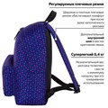 Рюкзак BRAUBERG СИТИ-ФОРМАТ универсальный, "Stars", синий, 41х32х14 см, 228863 228863