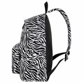 Рюкзак BRAUBERG СИТИ-ФОРМАТ универсальный, "Zebra", белый/черный, 41х32х14 см, 271680 271680