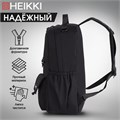 Рюкзак HEIKKI EDITION (ХЕЙКИ) универсальный, 6 карманов, черный, 42х30х14 см, 272540 272540