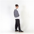 Рюкзак HEIKKI POSITIVE (ХЕЙКИ) универсальный, карман-антивор, Black and White, 42х28х14 см, 272543 272543