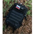 Рюкзак HEIKKI STRATEGY (ХЕЙКИ) тактический, 2 отделения, система Молле, черный, 46х30х20 см, 272584 272584