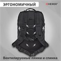 Рюкзак HEIKKI STRATEGY (ХЕЙКИ) тактический, 2 отделения, система Молле, черный, 46х30х20 см, 272584 272584