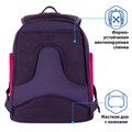 Рюкзак BRAUBERG CLASSIC, легкий каркас, премиум материал, "Graceful cat", фиолетовый, 37х32х21 см, 270087 270087
