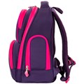 Рюкзак BRAUBERG CLASSIC, легкий каркас, премиум материал, "Graceful cat", фиолетовый, 37х32х21 см, 270087 270087