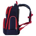 Рюкзак BRAUBERG CLASSIC, легкий каркас, премиум материал, "Lion", синий, 37х32х21 см, 228829 228829