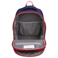 Рюкзак BRAUBERG CLASSIC, легкий каркас, премиум материал, "Lion", синий, 37х32х21 см, 228829 228829