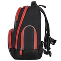 Рюкзак BRAUBERG CLASSIC, легкий каркас, премиум материал, "Motorbike", черный, 37x32х21 см, 270583 270583