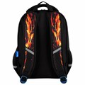 Рюкзак BRAUBERG OPTIMA, 2 отделения, с брелоком, "Burning ball", 3D-панель, 36х27х18 см, 273158 273158