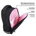 Рюкзак BRAUBERG OPTIMA, 2 отделения, с брелоком, "Butterfly catcher", СВЕТЯЩИЙСЯ, 36х27х18 см, 272097 272097