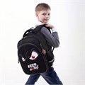 Рюкзак BRAUBERG OPTIMA, 2 отделения, с брелоком, "Keep away", СВЕТЯЩИЙСЯ, 36х27х18 см, 271361 271361