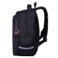 Рюкзак BRAUBERG OPTIMA, 2 отделения, с брелоком, "Keep away", СВЕТЯЩИЙСЯ, 36х27х18 см, 271361 271361