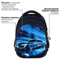 Рюкзак BRAUBERG OPTIMA, 2 отделения, с брелоком, "Night driver", 36х27х18 см, 272096 272096