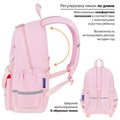 Рюкзак BRAUBERG PASTEL с термонашивками в комплекте, "Anime kitten", персиковый, 40х29х14 см, 272065 272065