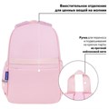 Рюкзак BRAUBERG PASTEL с термонашивками в комплекте, "Anime kitten", персиковый, 40х29х14 см, 272065 272065