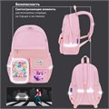 Рюкзак BRAUBERG PASTEL с термонашивками в комплекте, "Anime kitten", персиковый, 40х29х14 см, 272065 272065