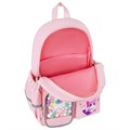 Рюкзак BRAUBERG PASTEL с термонашивками в комплекте, "Anime kitten", персиковый, 40х29х14 см, 272065 272065