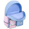 Рюкзак BRAUBERG PASTEL с термонашивками в комплекте, "Friendly bunnies", голубой, 40х29х14 см, 271423 271423