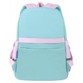 Рюкзак BRAUBERG PASTEL с термонашивками в комплекте, "Funny clouds", мятный, 40х29х14 см, 271421 271421
