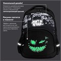 Рюкзак BRAUBERG SOFT, 2 отделения, 3 кармана, "Don't be afraid", СВЕТЯЩИЙСЯ, 40х31х15 см, 271364 271364