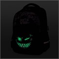 Рюкзак BRAUBERG SOFT, 2 отделения, 3 кармана, "Don't be afraid", СВЕТЯЩИЙСЯ, 40х31х15 см, 271364 271364