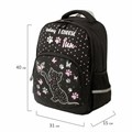 Рюкзак BRAUBERG SOFT, 2 отделения, 3 кармана, "Joyful kitten", СВЕТЯЩИЙСЯ, 40х31х15 см, 228791 228791