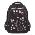 Рюкзак BRAUBERG SOFT, 2 отделения, 3 кармана, "Joyful kitten", СВЕТЯЩИЙСЯ, 40х31х15 см, 228791 228791