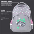 Рюкзак BRAUBERG SOFT, 2 отделения, 3 кармана, "Sleepy cat", СВЕТЯЩИЙСЯ, 40х31х15 см, 272035 272035