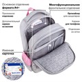 Рюкзак BRAUBERG SOFT, 2 отделения, 3 кармана, "Sleepy cat", СВЕТЯЩИЙСЯ, 40х31х15 см, 272035 272035