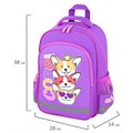 Рюкзак ПИФАГОР SCHOOL, 1 отделение, 3 кармана, "Corgi queen", 38x28х14 см, 272085 272085