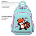Рюкзак ПИФАГОР SCHOOL, 1 отделение, 3 кармана, "Red panda", 38x28х14 см, 272083 272083