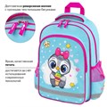 Рюкзак ПИФАГОР SCHOOL, 1 отделение, 3 кармана, "Smart penguin", 38x28х14 см, 271403 271403