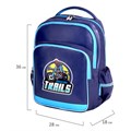 Рюкзак ЮНЛАНДИЯ MILD, 2 отделения, эрго-спинка, "Adventure trails", 36х28х18 см, 270680 270680