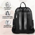 Рюкзак BRAUBERG PODIUM женский, 2 отделения, карман-антивор, нейлон, черный, 33х24х13 см, 270816 270816