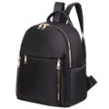 Рюкзак BRAUBERG PODIUM женский, карман-анивор, нейлон, черный, 30х26х12 см, 270814 270814