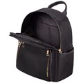 Рюкзак BRAUBERG PODIUM женский, карман-анивор, нейлон, черный, 30х26х12 см, 270814 270814