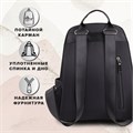 Рюкзак BRAUBERG PODIUM женский, карман-анивор, нейлон, черный, 32х26х15 см, 270815 270815