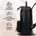 Рюкзак из экокожи BRAUBERG PODIUM женский, с отделением для планшета, черный, 34x25x13 см, 270817 270817
