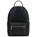 Рюкзак из экокожи BRAUBERG PODIUM женский, с отделением для планшета, черный, 34x25x13 см, 270817 270817