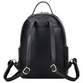 Рюкзак из экокожи BRAUBERG PODIUM женский, с отделением для планшета, черный, 34x25x13 см, 270817 270817