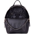 Рюкзак из экокожи BRAUBERG PODIUM женский, с отделением для планшета, черный, 34x25x13 см, 270817 270817