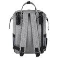 Рюкзак для мамы BRAUBERG MOMMY, крепления для коляски, термокарманы, серый, 41x24x17 см, 270818 270818