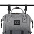 Рюкзак для мамы BRAUBERG MOMMY, крепления для коляски, термокарманы, серый, 41x24x17 см, 270818 270818