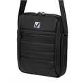 Сумка на плечо BRAUBERG COMPACT с отделением для планшета 9,7'', 2 кармана, черная, 26,5x22x5,5 см, 240500 240500
