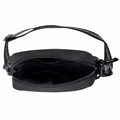 Сумка на плечо HEIKKI COMPACT (ХЕЙКИ) с карманом, черная с принтом, 23х17х5 см, 272629 272629